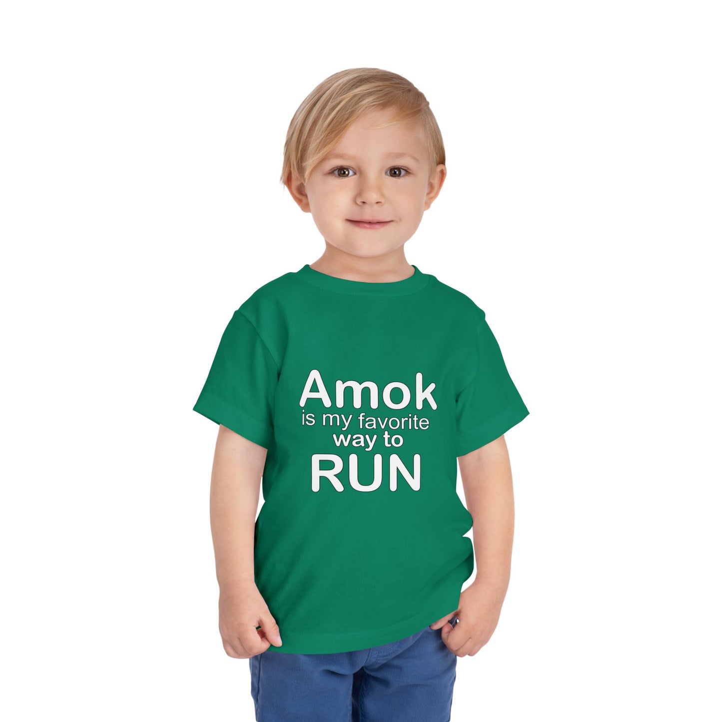 Toddler Running Amok Short Sleeve Tee