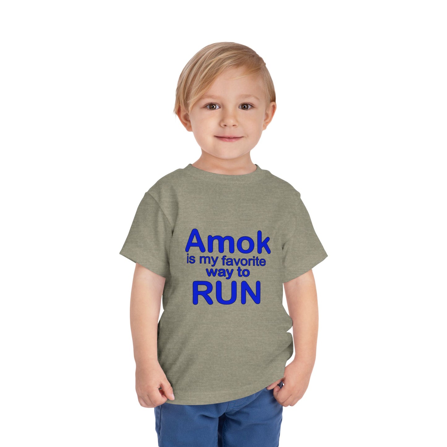 Toddler Running Amok Short Sleeve Tee