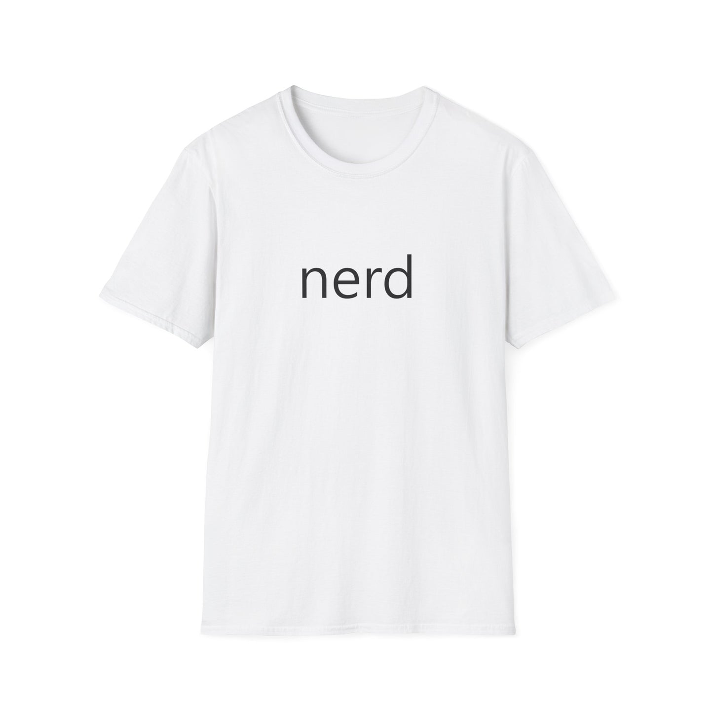 nerd Poly Blend Crew Neck T-Shirt