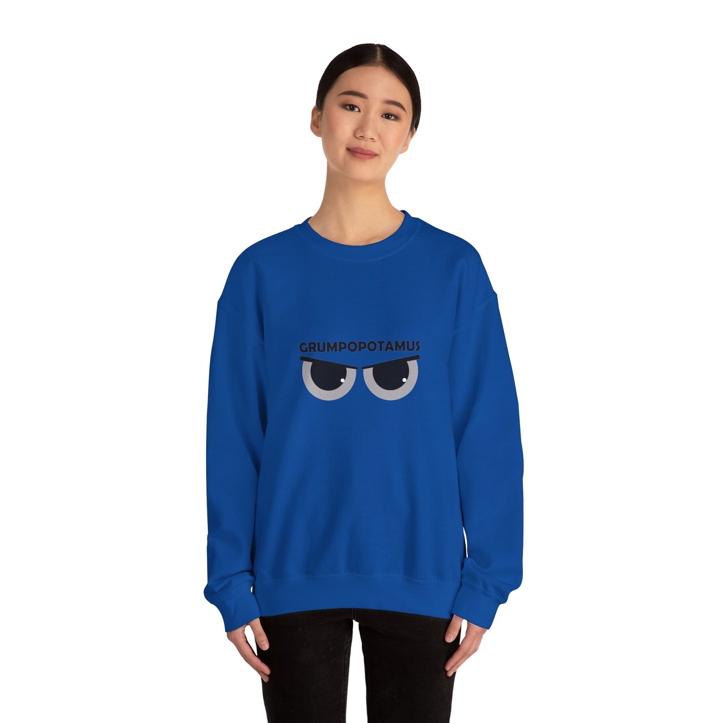 Grumpy Grumpopotamus Crewneck Sweatshirt