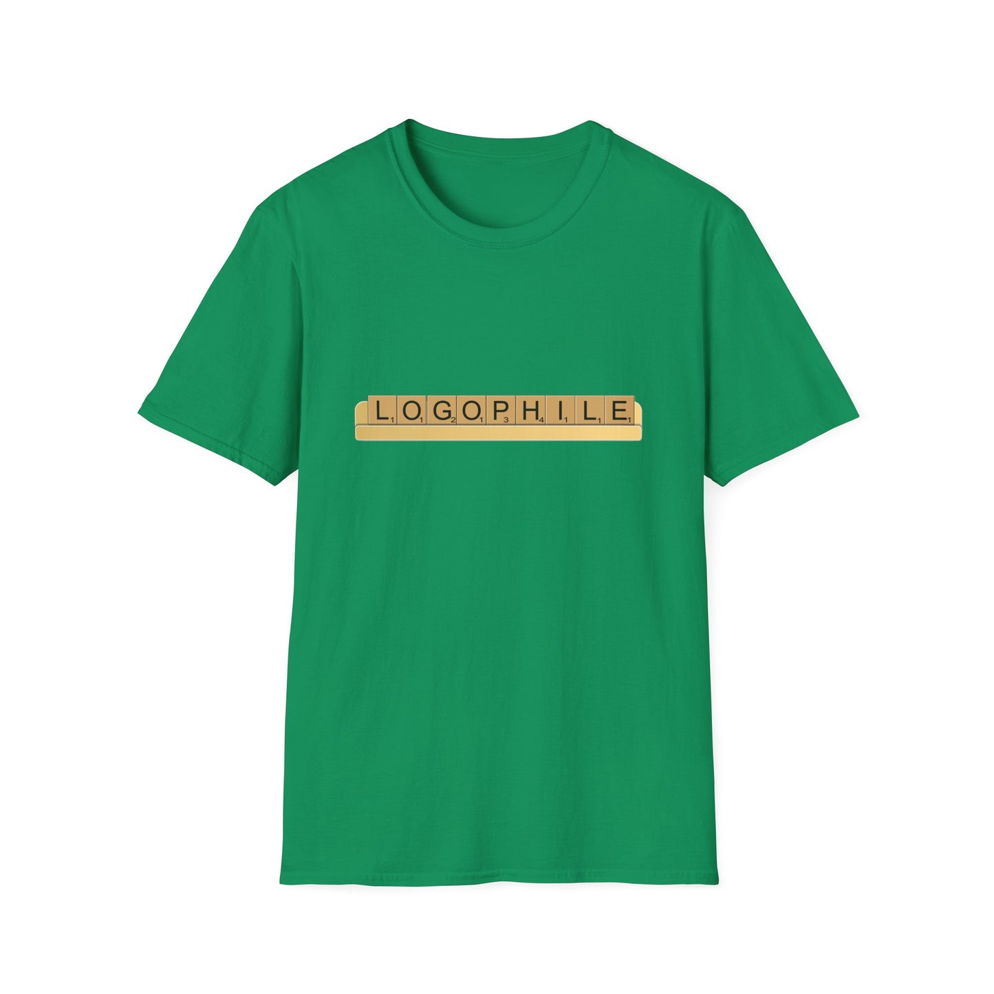 Logophile Poly Blend Crew Neck T-Shirt - Perfect for Word Lovers and Bookworms