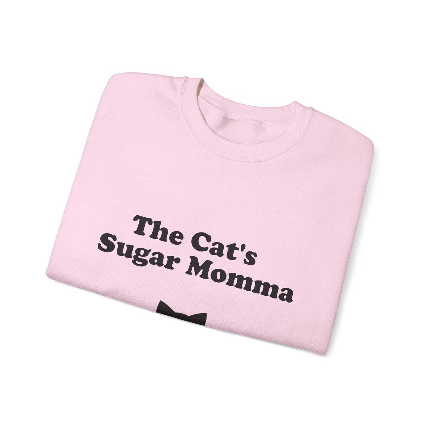 The Cat's Sugar Momma Crewneck Sweatshirt - Perfect for Cat Lovers