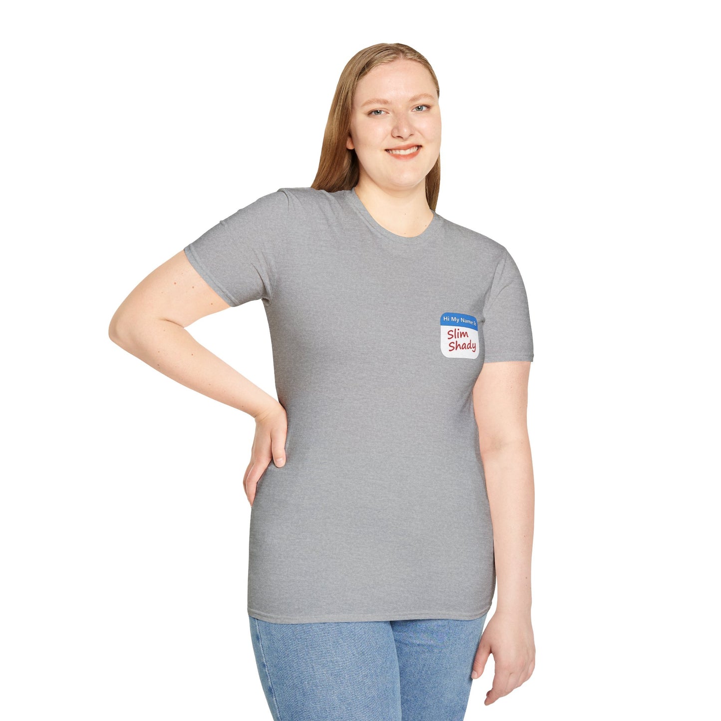 Shady Nametag Poly Blend Crew Neck T-Shirt