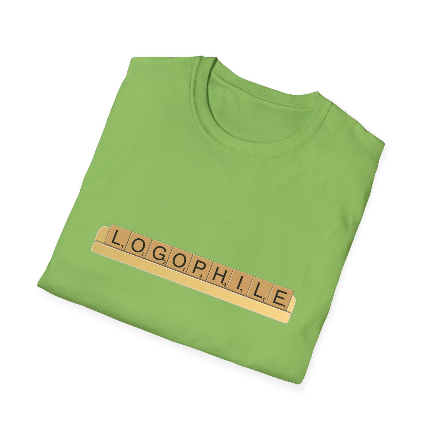 Logophile Poly Blend Crew Neck T-Shirt - Perfect for Word Lovers and Bookworms