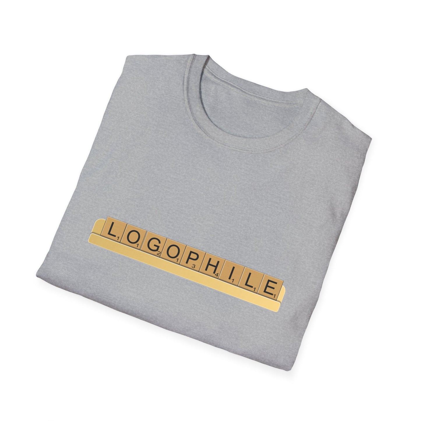 Logophile Poly Blend Crew Neck T-Shirt - Perfect for Word Lovers and Bookworms