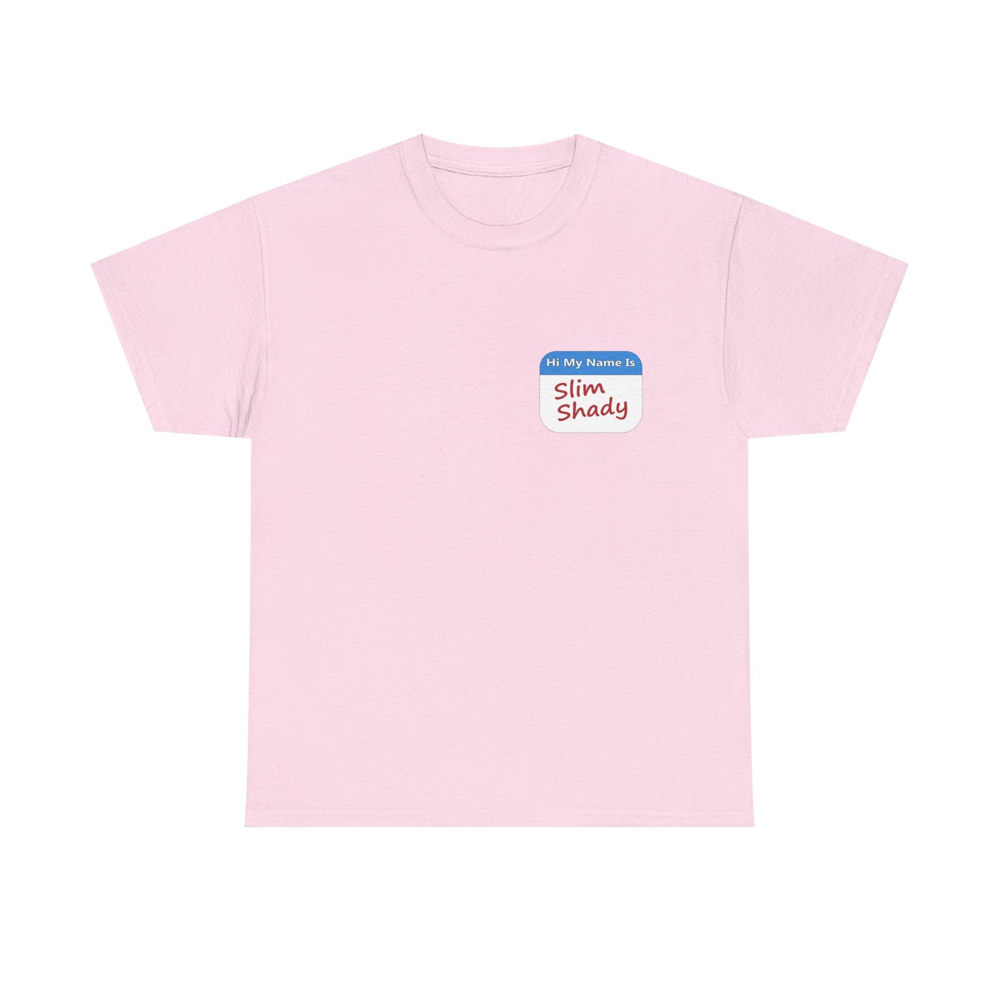 Shady Nametag Heavy Cotton Crew Neck T-Shirt