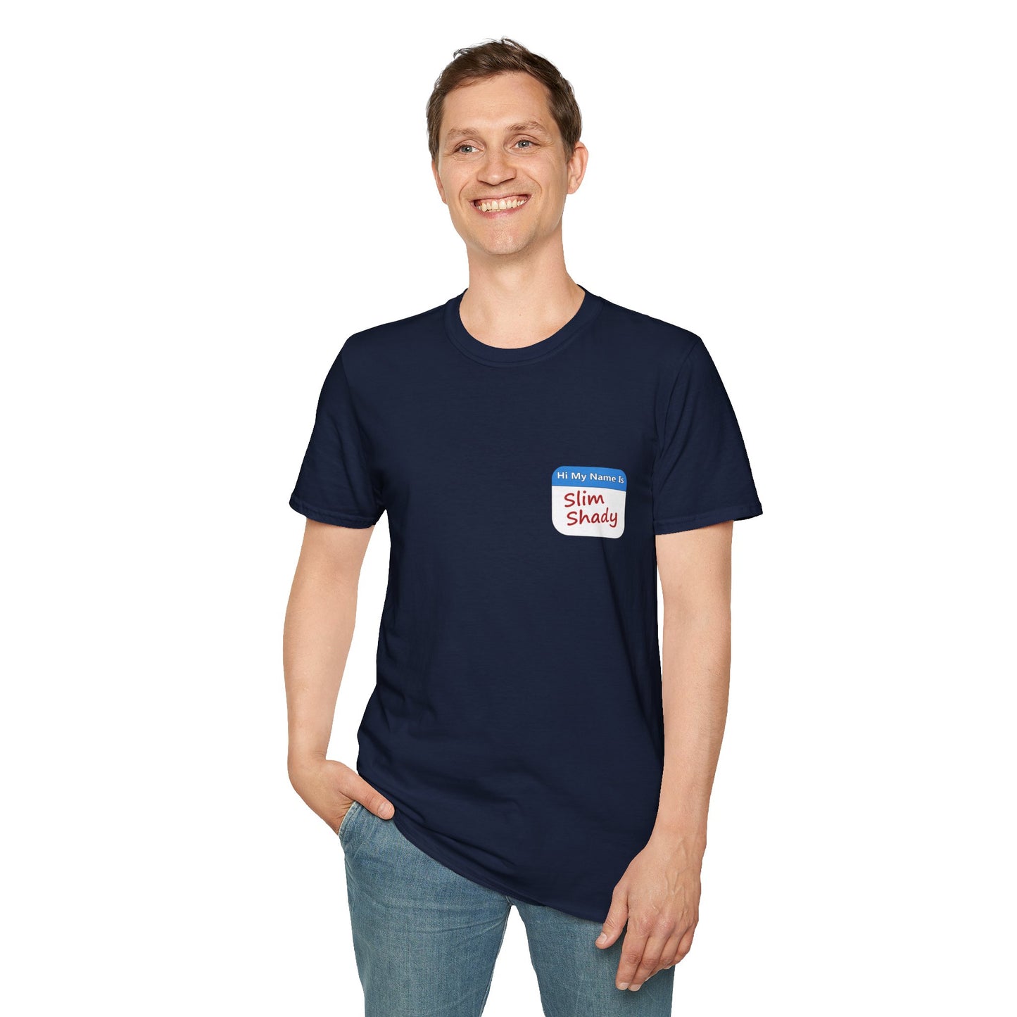 Shady Nametag Poly Blend Crew Neck T-Shirt