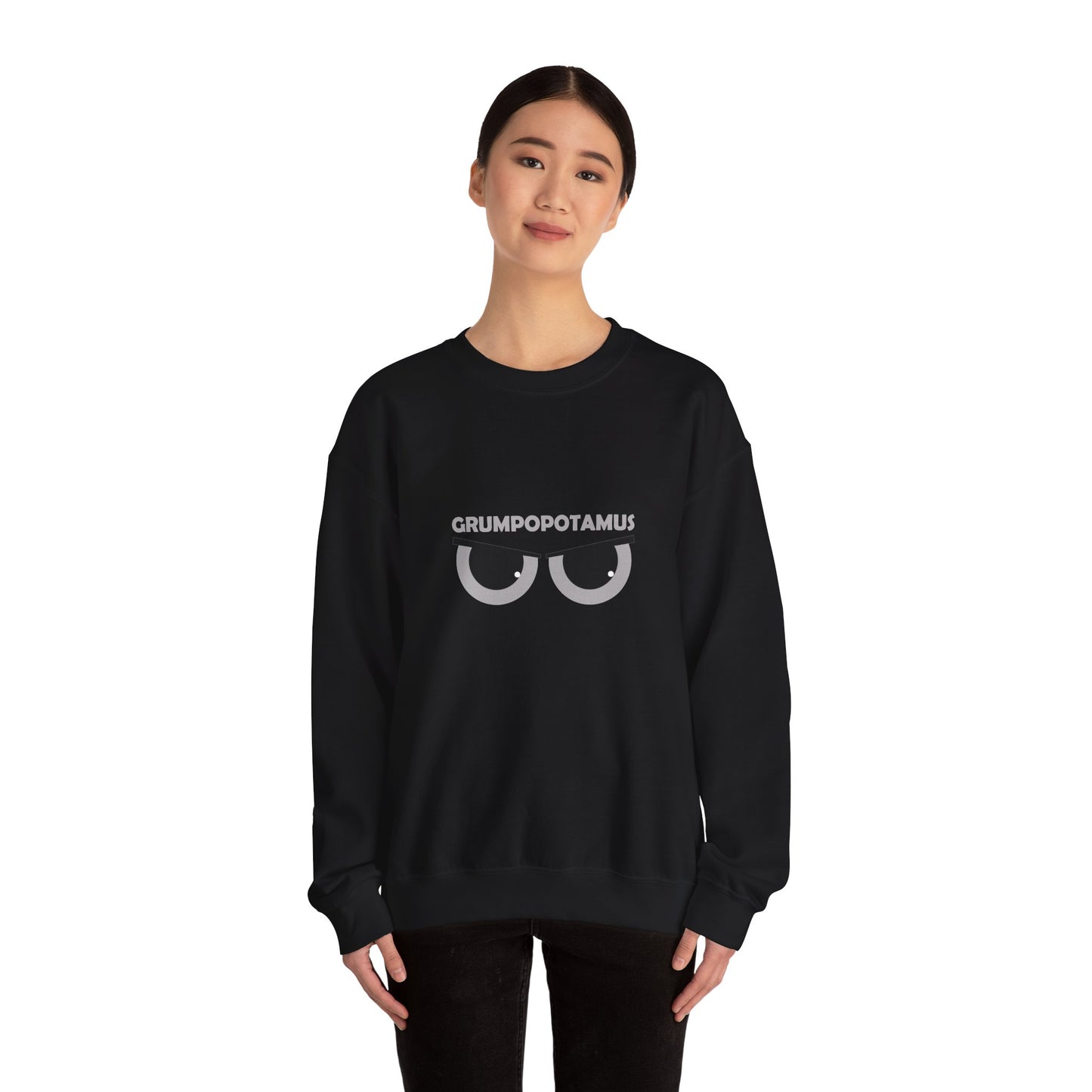 Grumpy Grumpopotamus Crewneck Sweatshirt