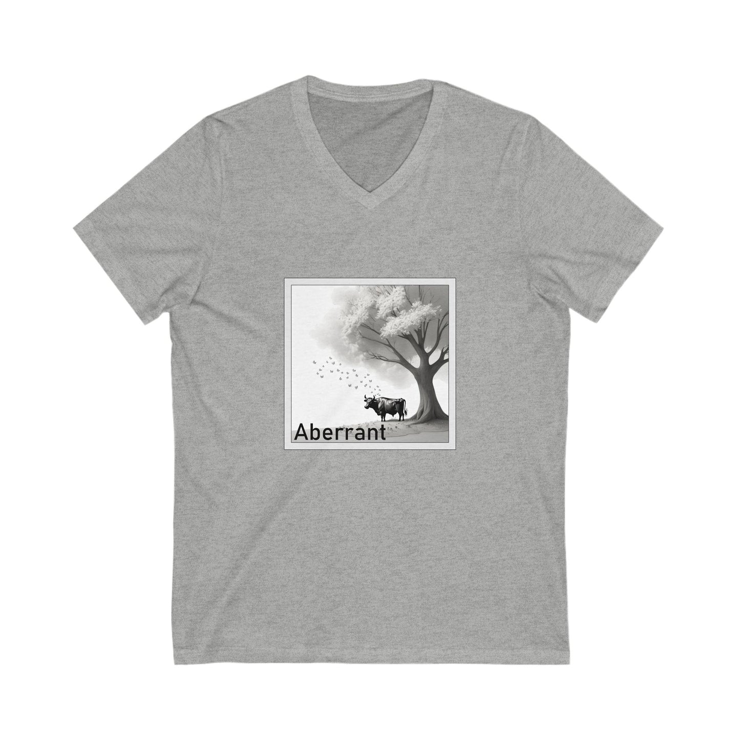 Aberrant V-Neck Tee - Ferdinand the Bull