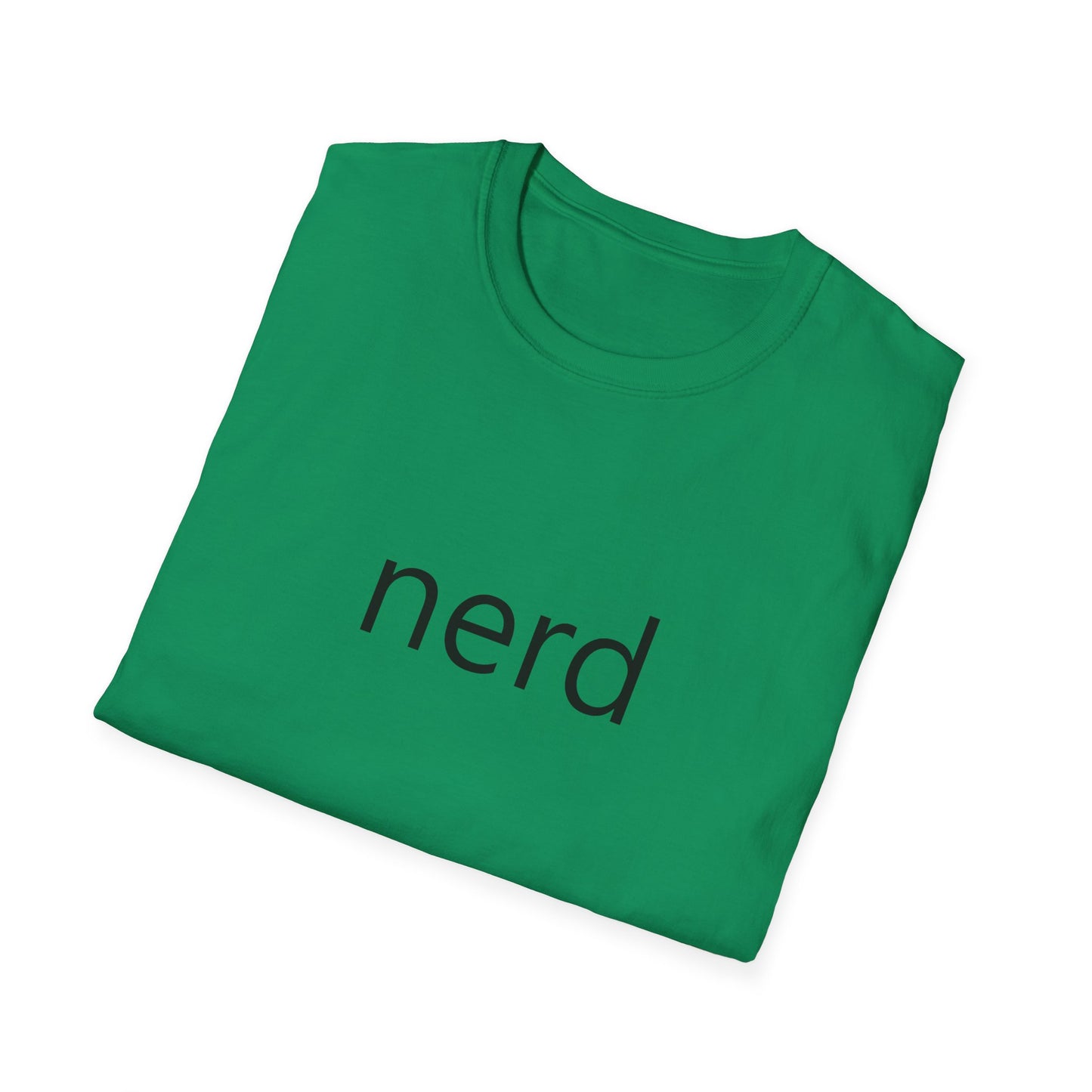 nerd Poly Blend Crew Neck T-Shirt