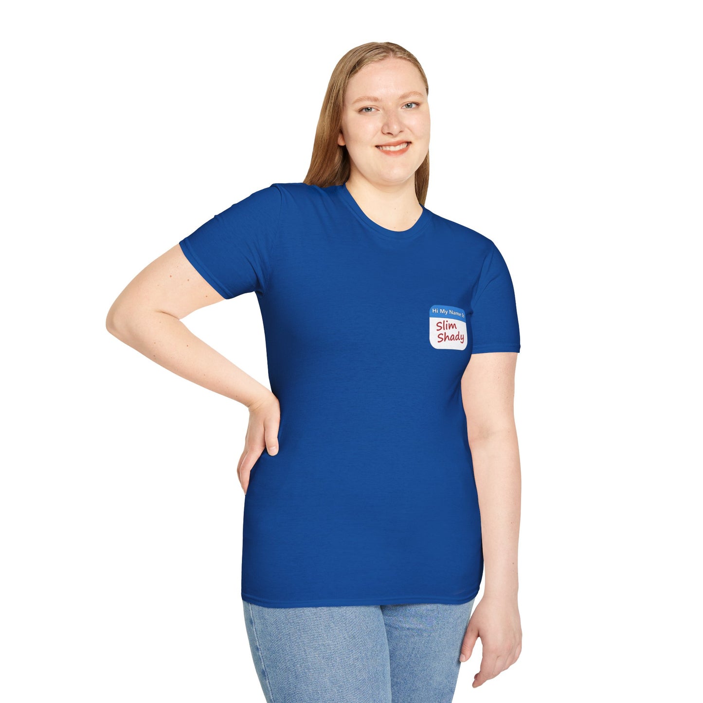 Shady Nametag Poly Blend Crew Neck T-Shirt