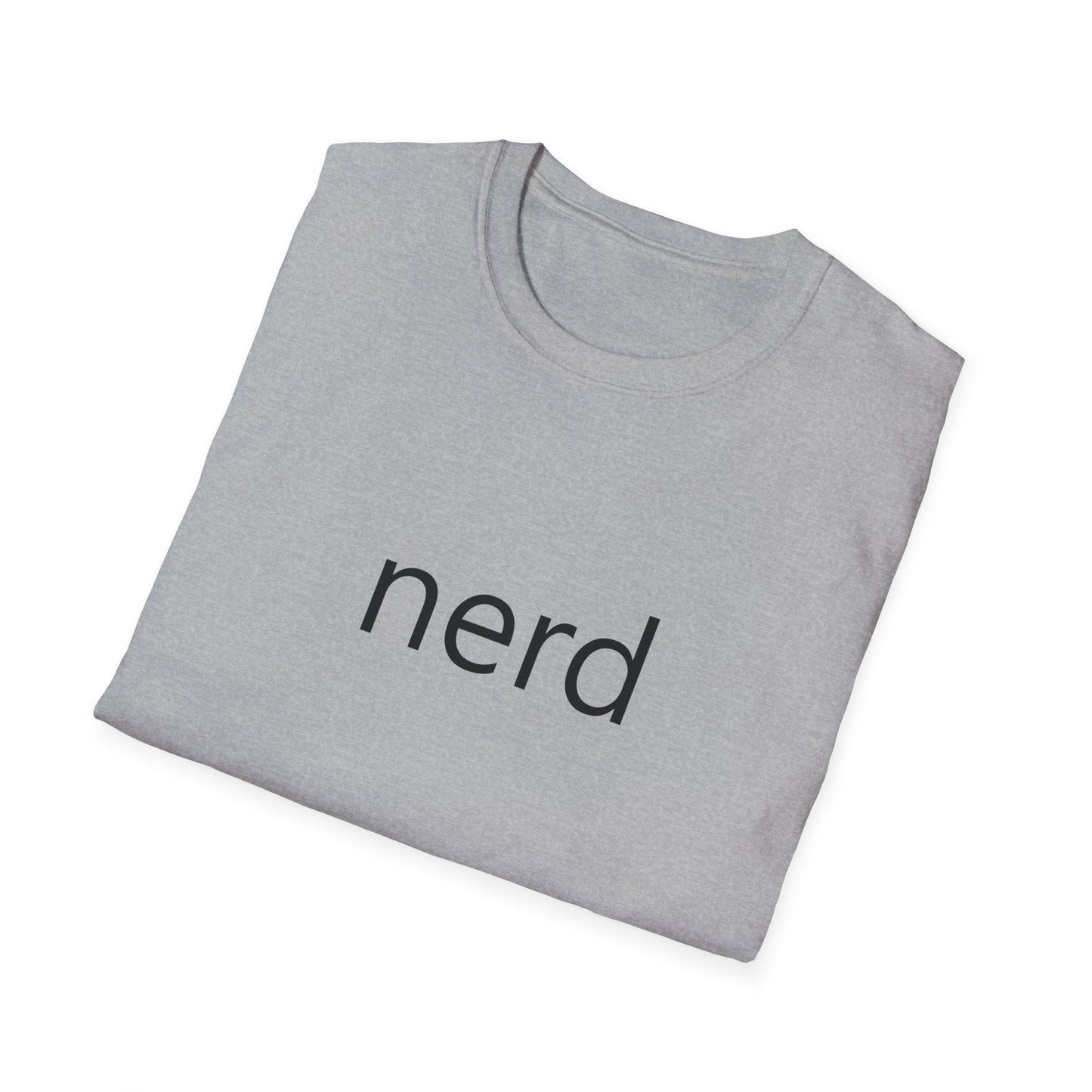 nerd Poly Blend Crew Neck T-Shirt