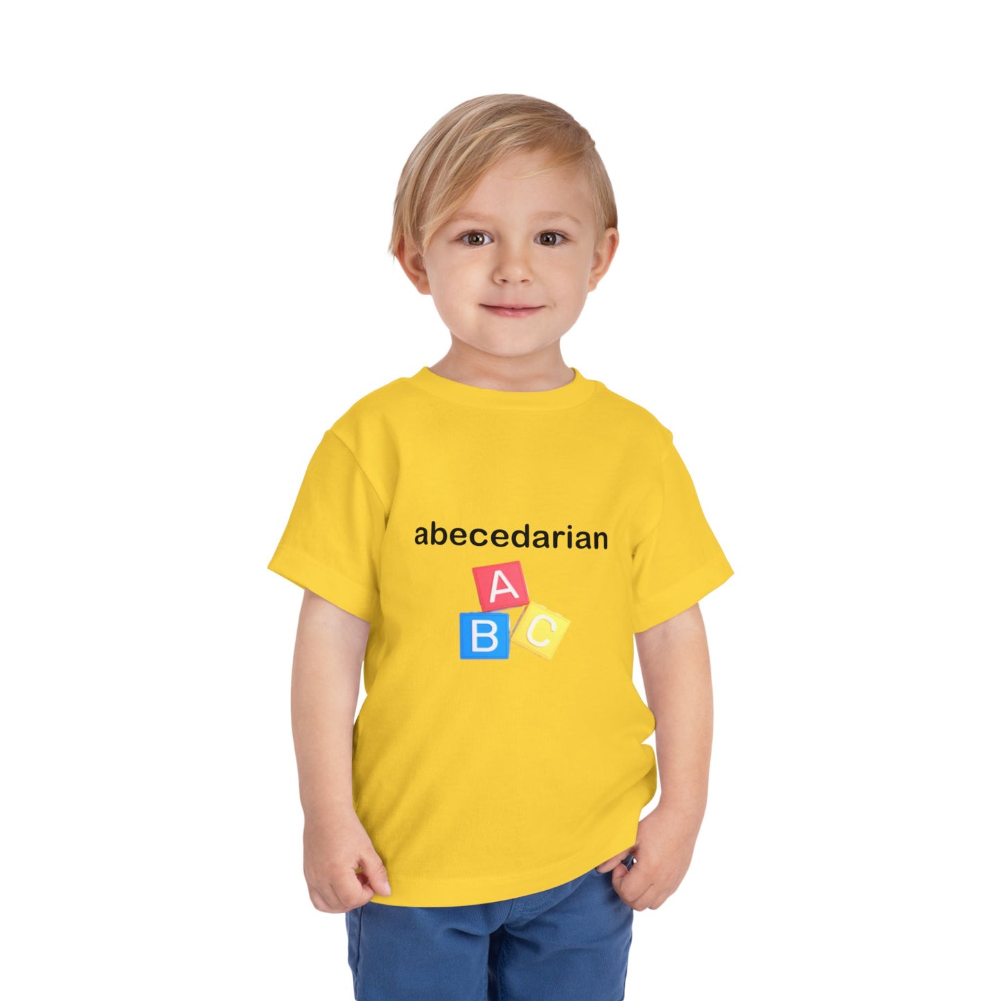 Abecedarian Short Sleeve Toddler Tee
