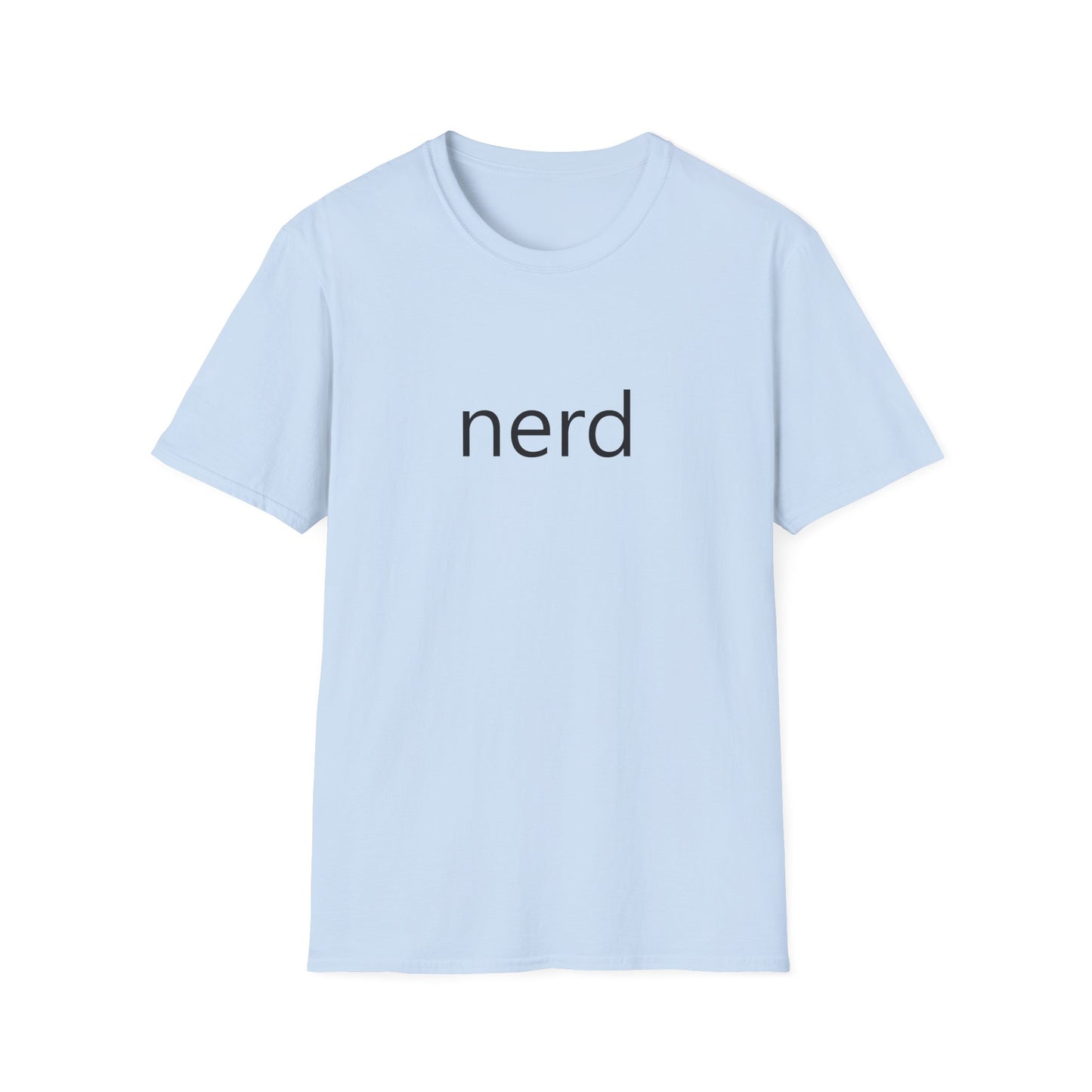 nerd Poly Blend Crew Neck T-Shirt