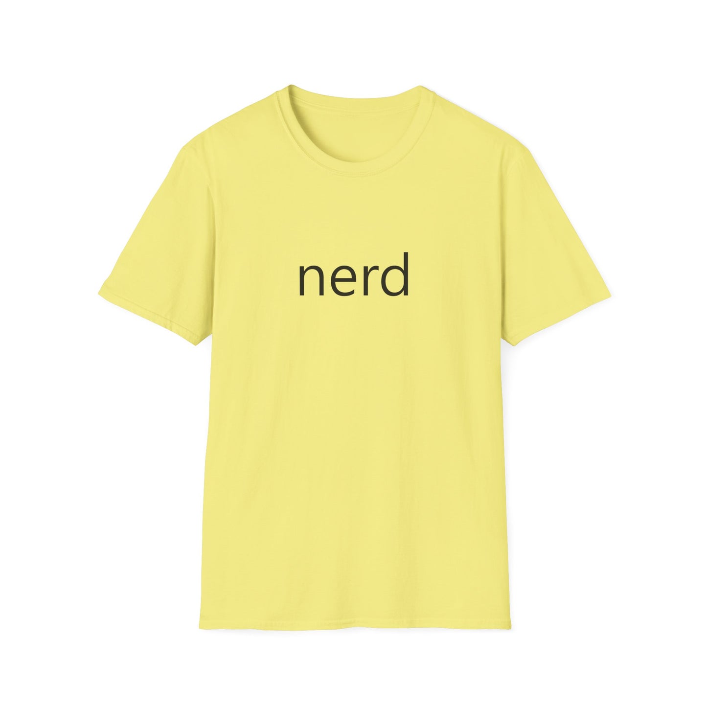 nerd Poly Blend Crew Neck T-Shirt