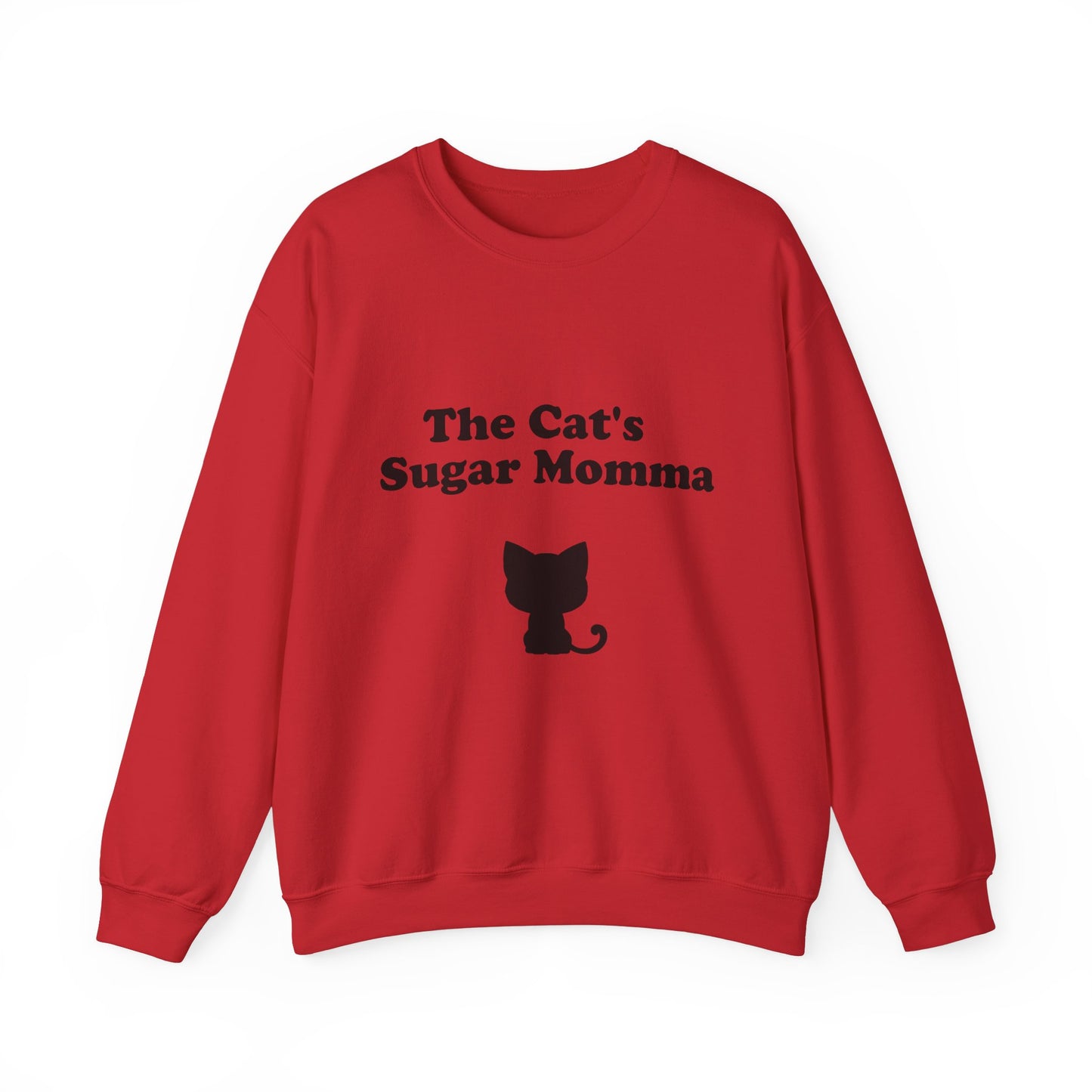 The Cat's Sugar Momma Crewneck Sweatshirt - Perfect for Cat Lovers