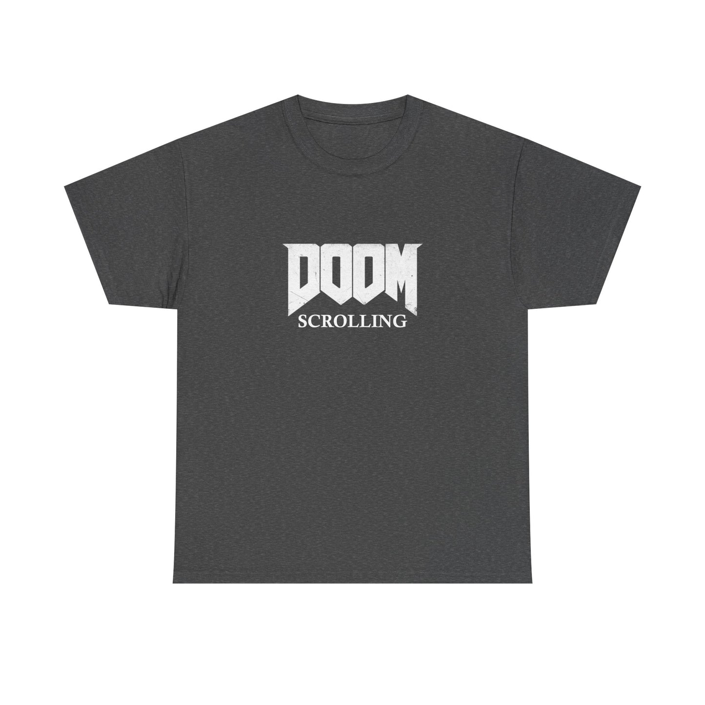 Doom Scrolling Heavy Cotton Crew Neck Tee