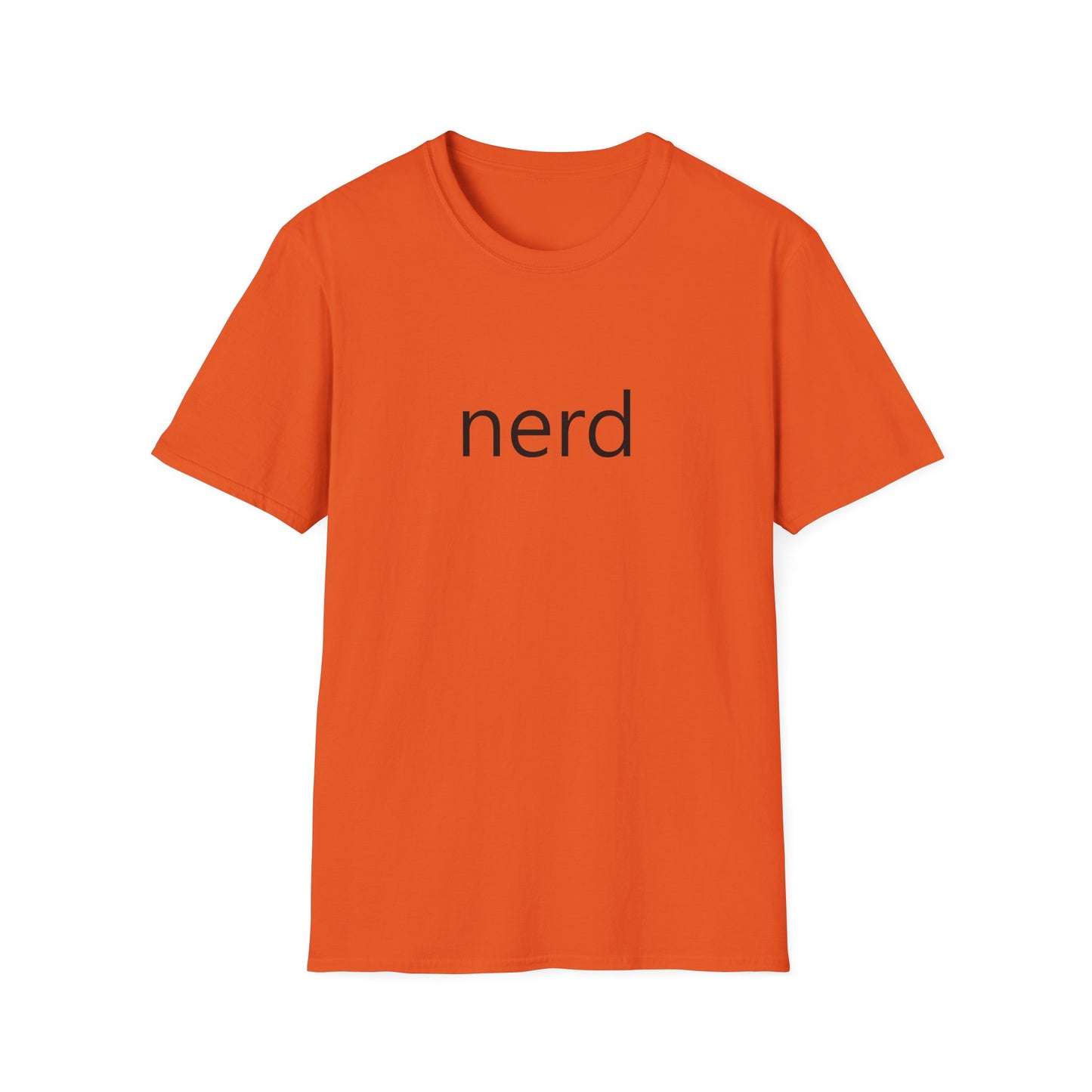nerd Poly Blend Crew Neck T-Shirt