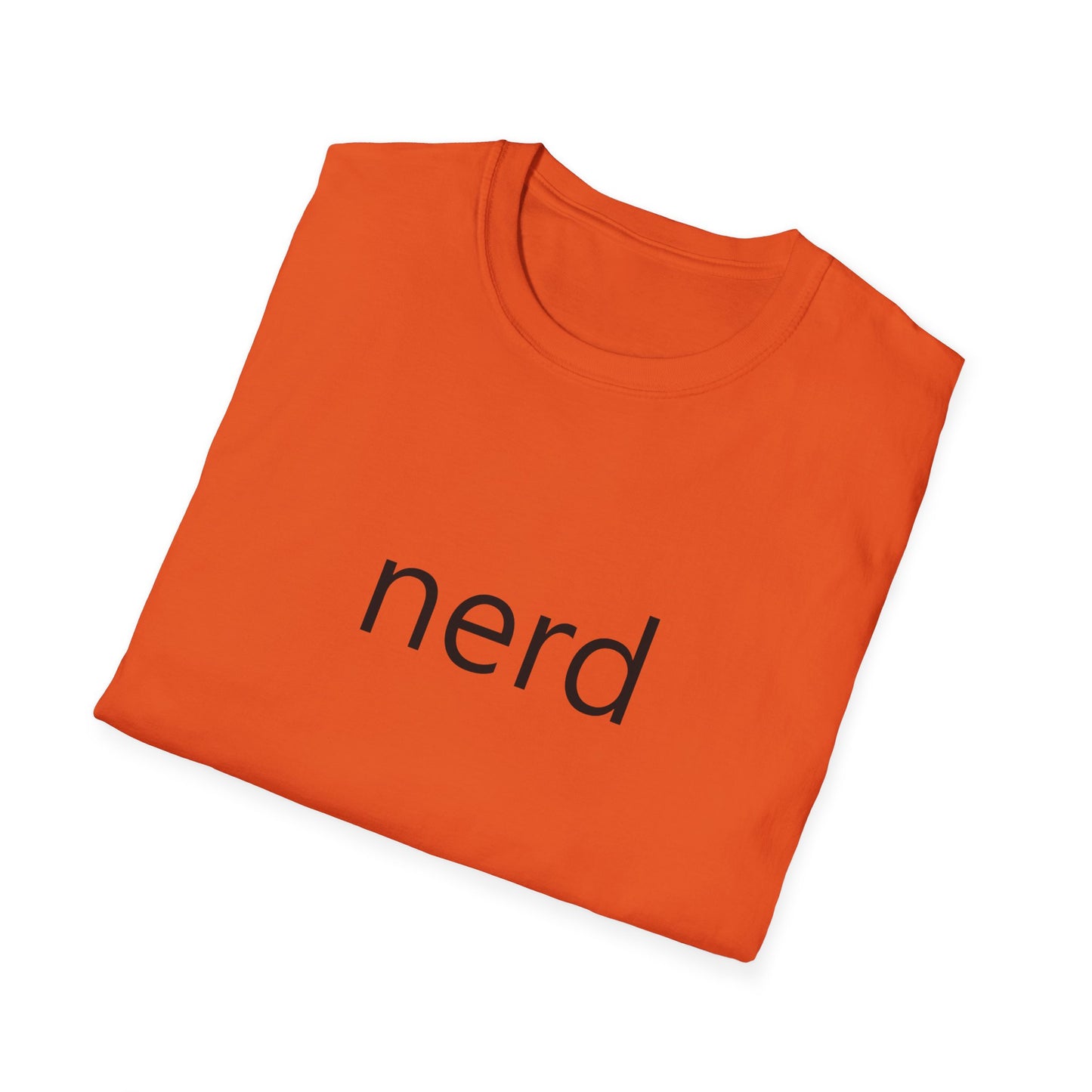 nerd Poly Blend Crew Neck T-Shirt