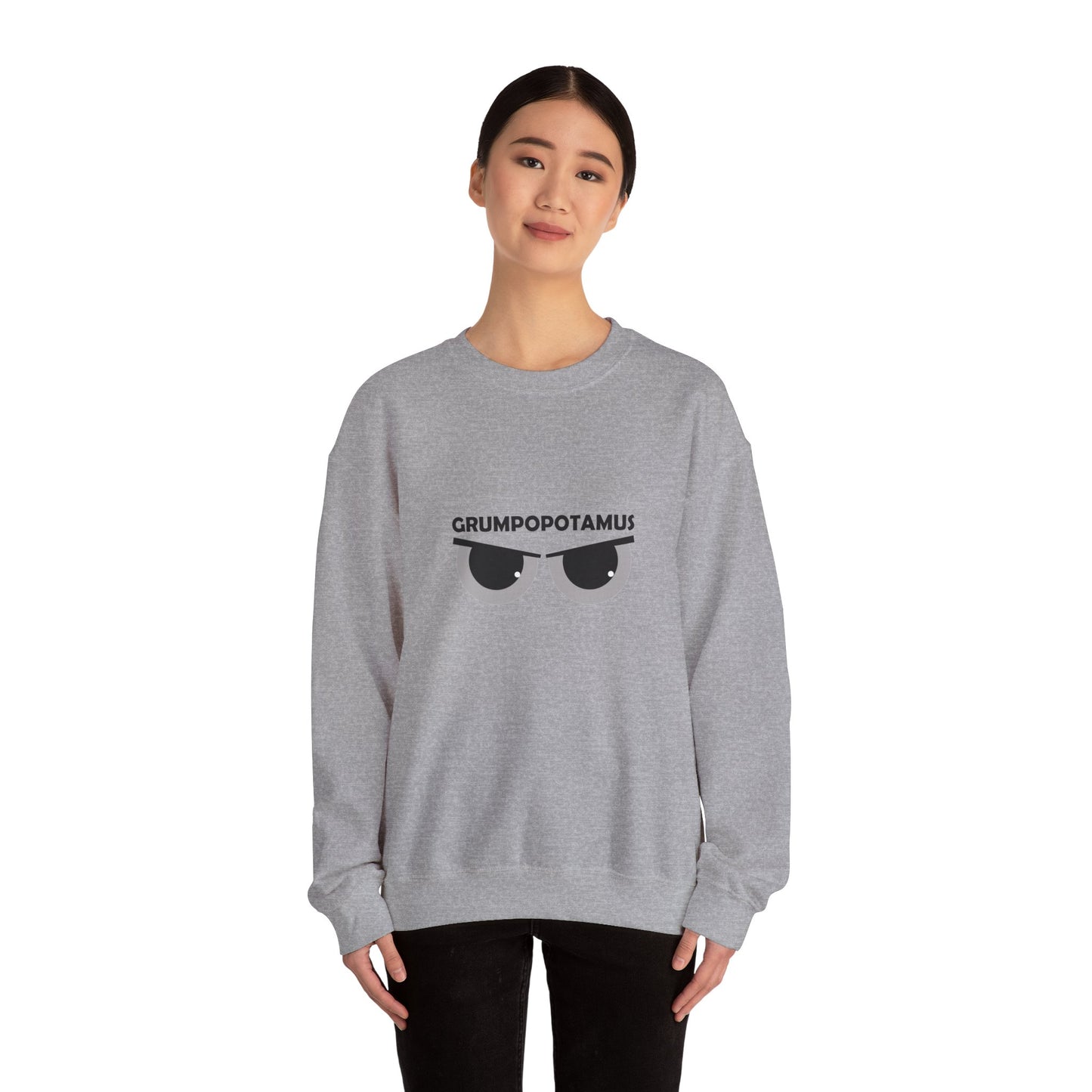 Grumpy Grumpopotamus Crewneck Sweatshirt