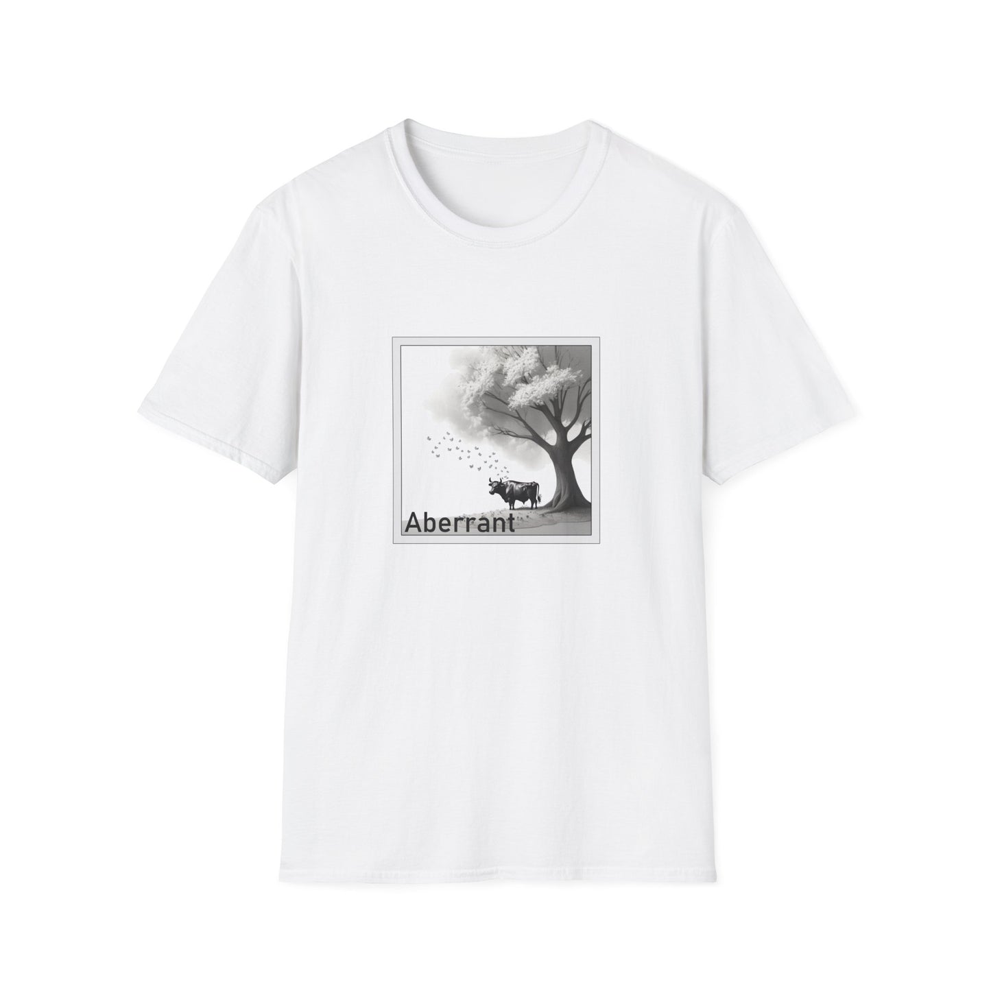 Aberrant Poly Blend Crew Neck T-Shirt - Ferdinand the Bull