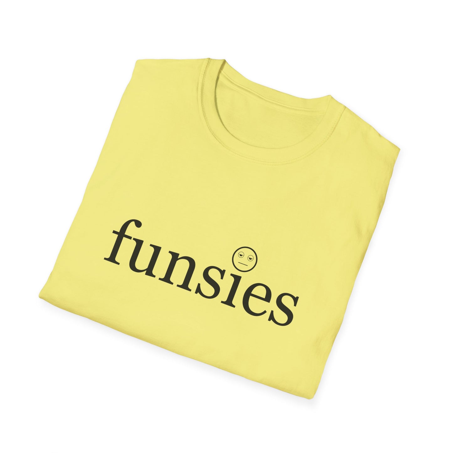 Funsies Poly Blend Crew Neck T-Shirt - Fun Graphic Tee for Casual Wear