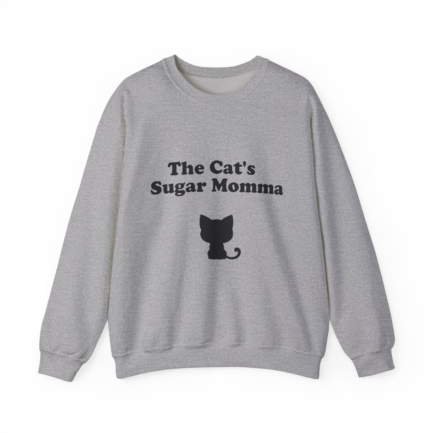 The Cat's Sugar Momma Crewneck Sweatshirt - Perfect for Cat Lovers