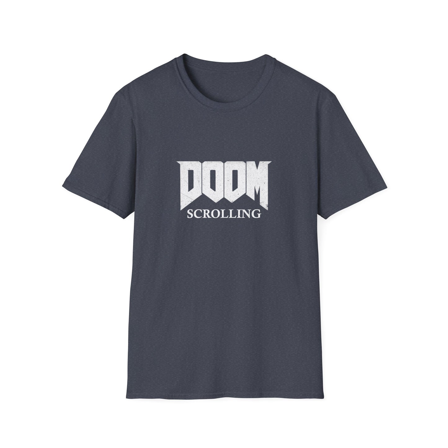 Doom Scrolling Poly Blend Crew Neck T Shirt