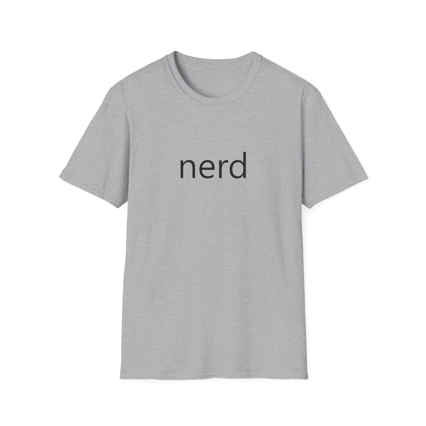 nerd Poly Blend Crew Neck T-Shirt