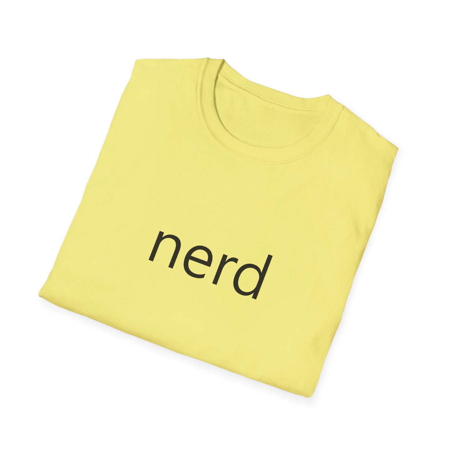 nerd Poly Blend Crew Neck T-Shirt