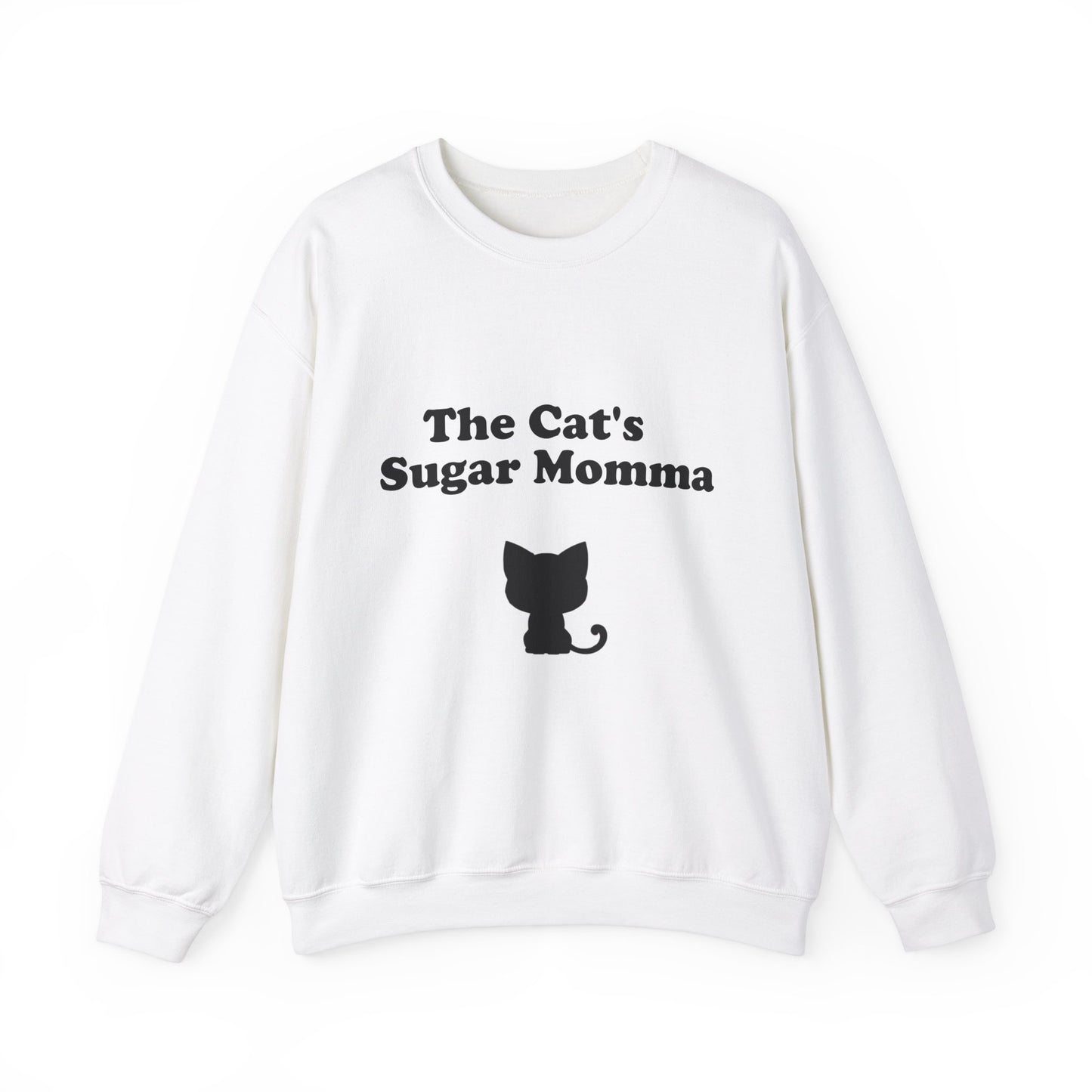 The Cat's Sugar Momma Crewneck Sweatshirt - Perfect for Cat Lovers