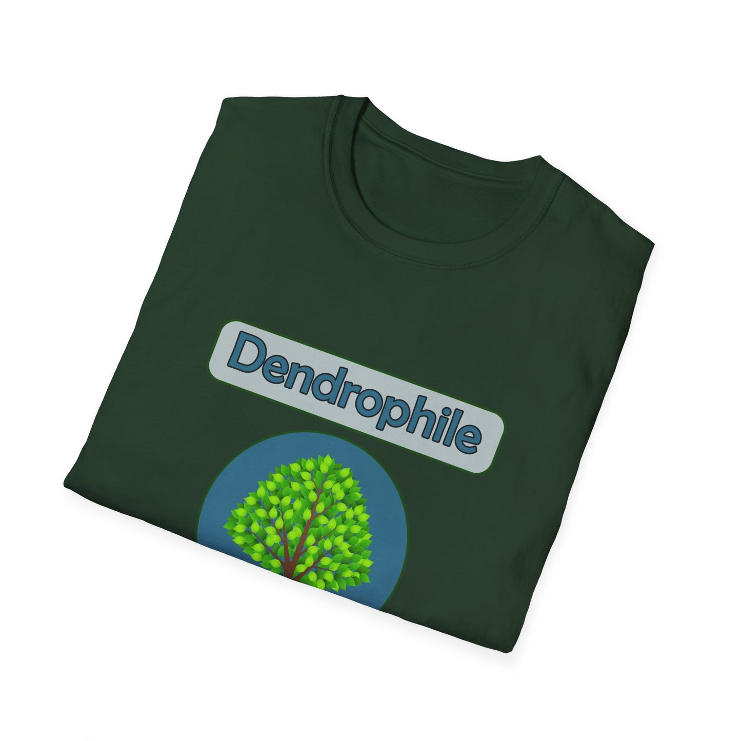 Dendrophile Poly Blend Crew Neck T-Shirt for Tree Lovers