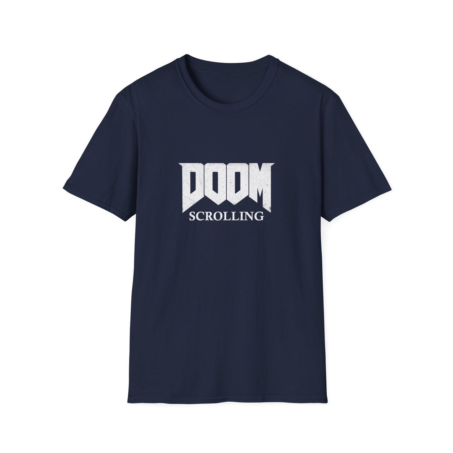 Doom Scrolling Poly Blend Crew Neck T Shirt