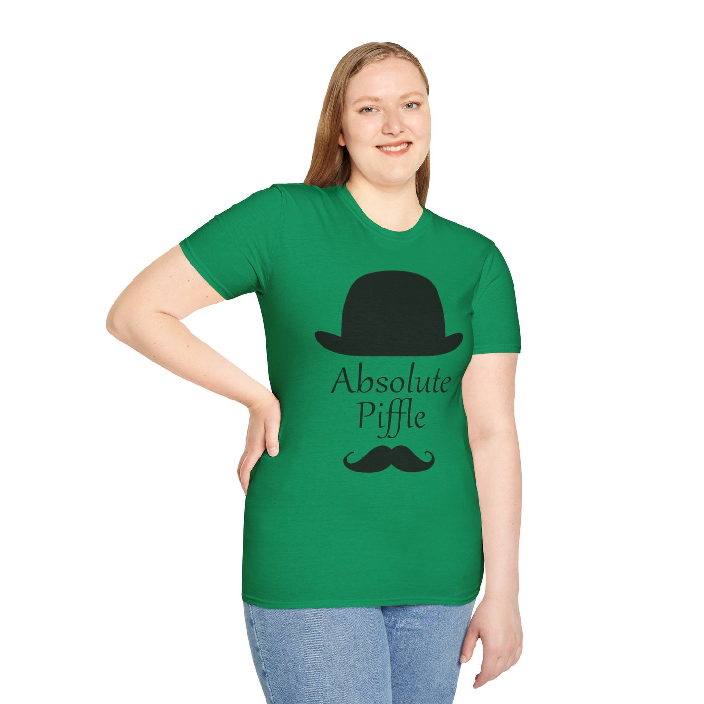 Absolute Piffle Poly Blend Crew Neck T Shirt
