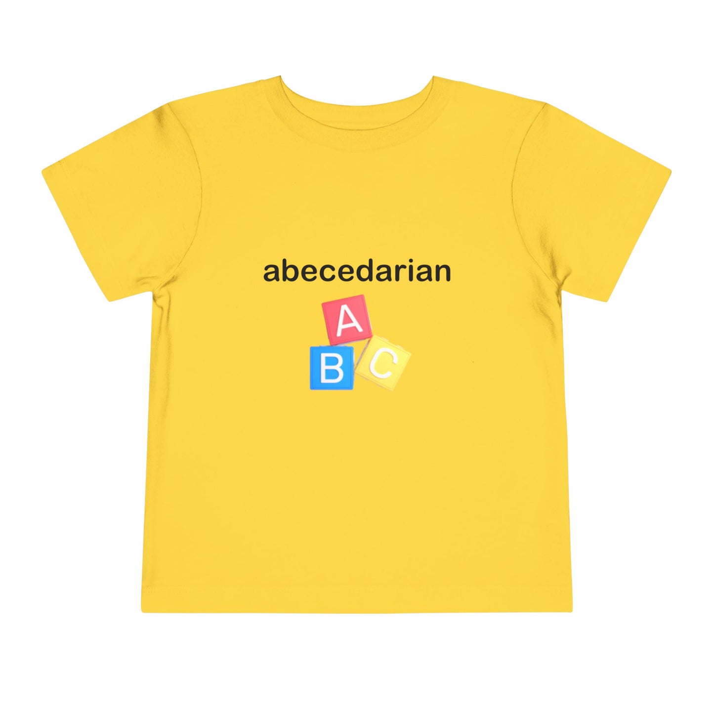 Abecedarian Short Sleeve Toddler Tee
