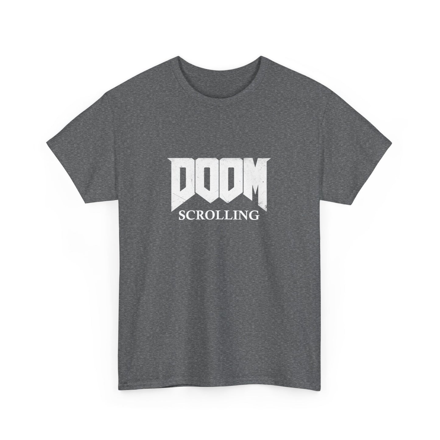 Doom Scrolling Heavy Cotton Crew Neck Tee