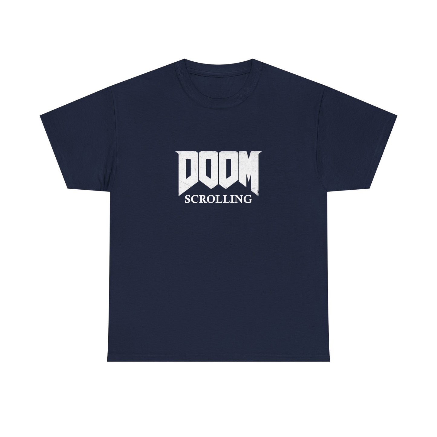 Doom Scrolling Heavy Cotton Crew Neck Tee