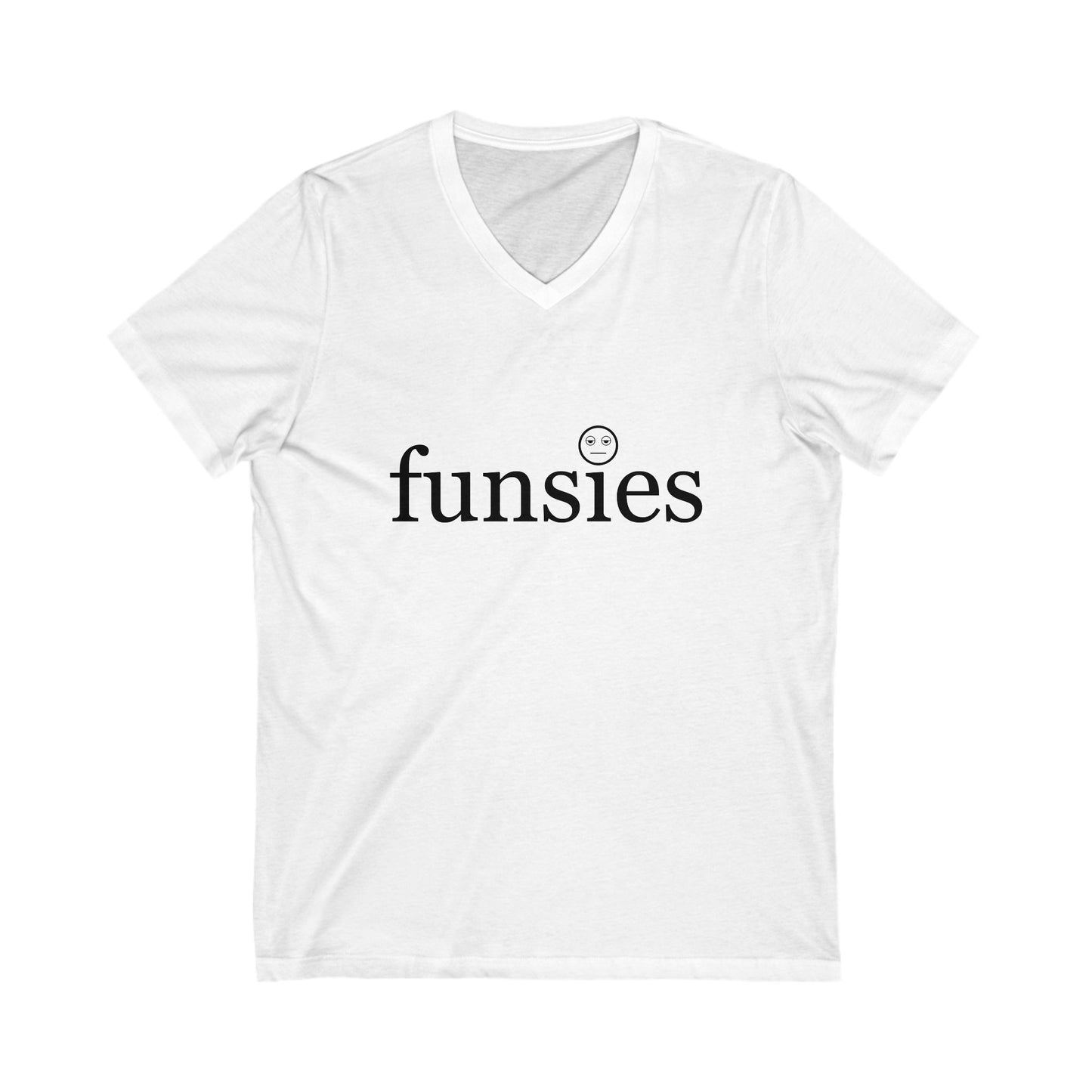 Funsies V-Neck Tee - Fun & Casual Wear for All Occasions