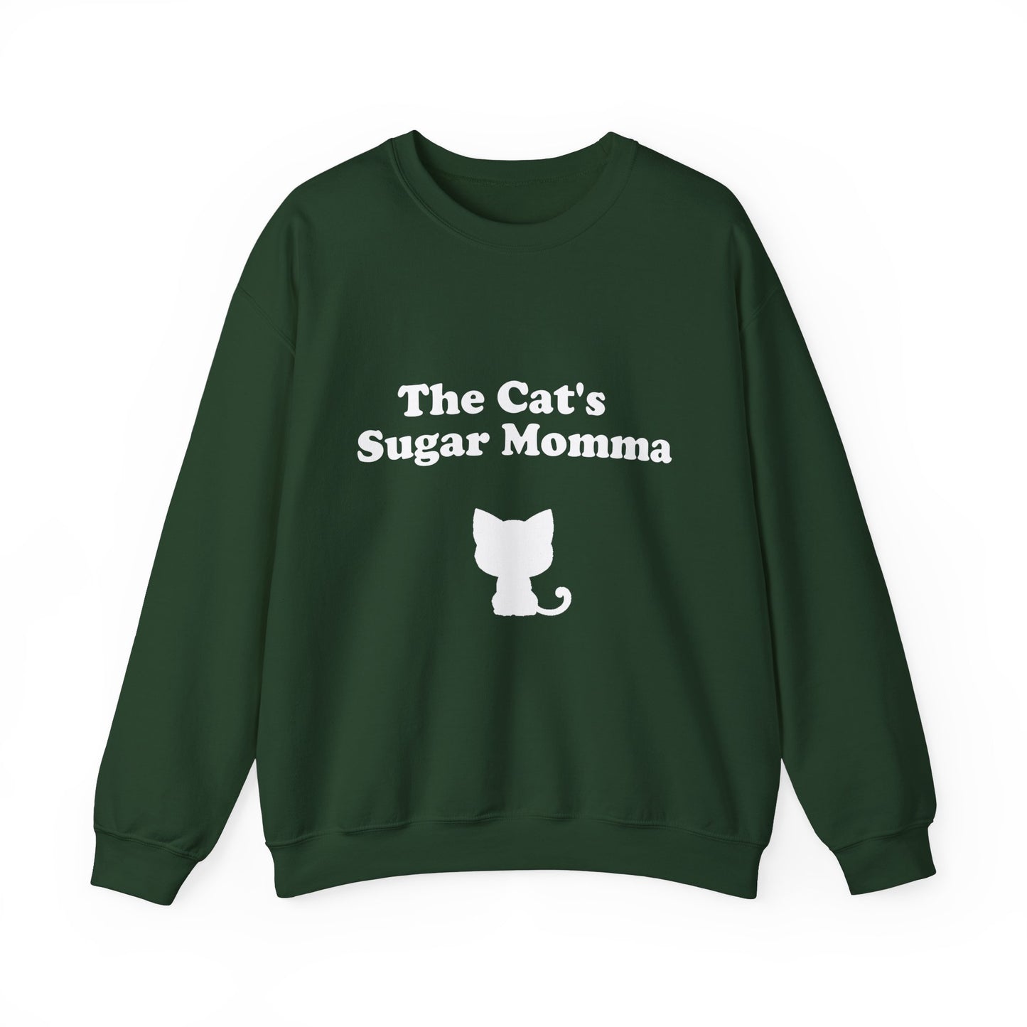 The Cat's Sugar Momma Crewneck Sweatshirt - Perfect for Cat Lovers