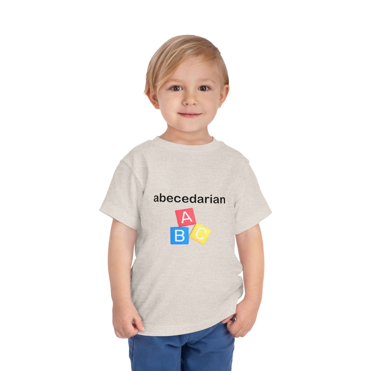 Abecedarian Short Sleeve Toddler Tee