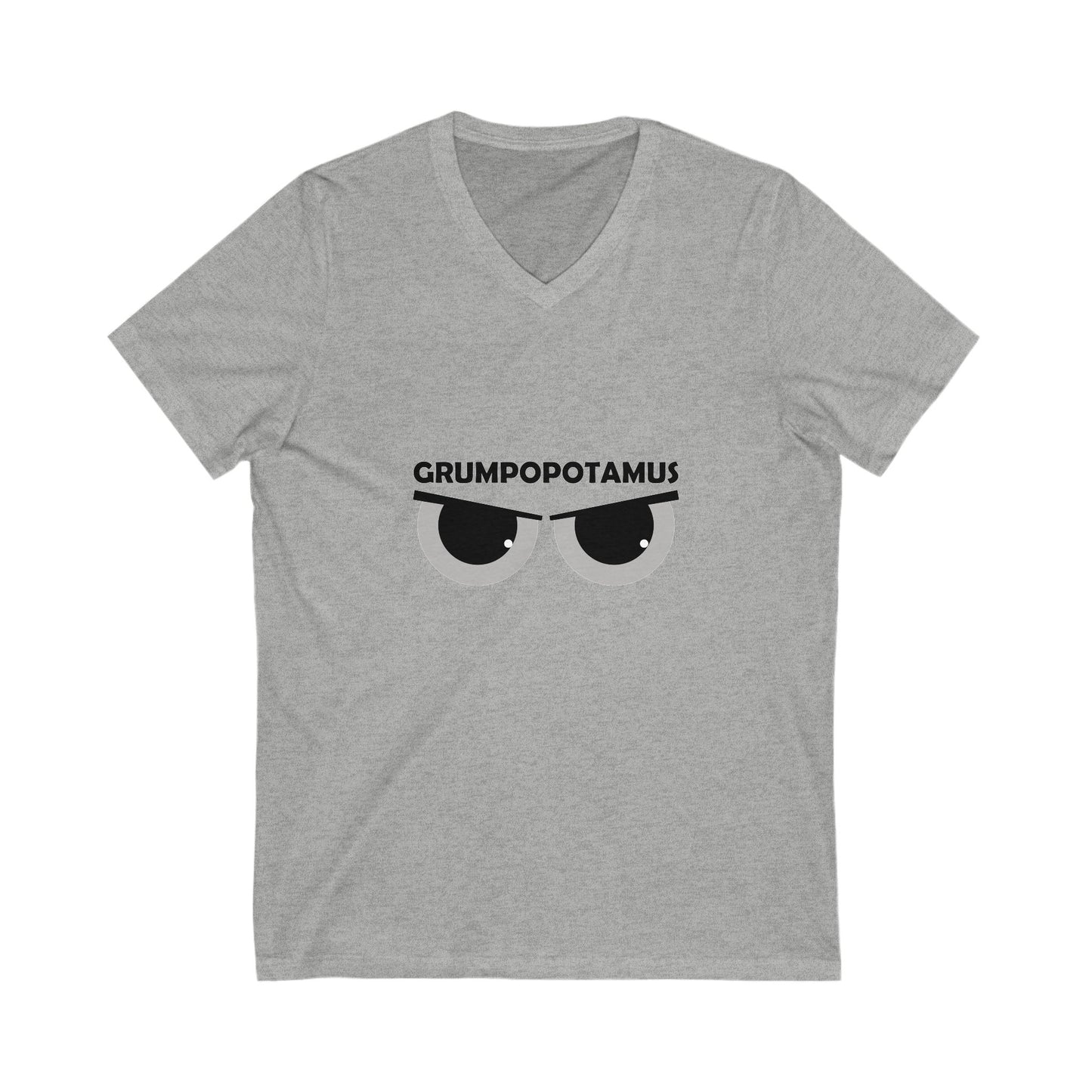 Grumpy Grumpopotamus V-Neck Tee