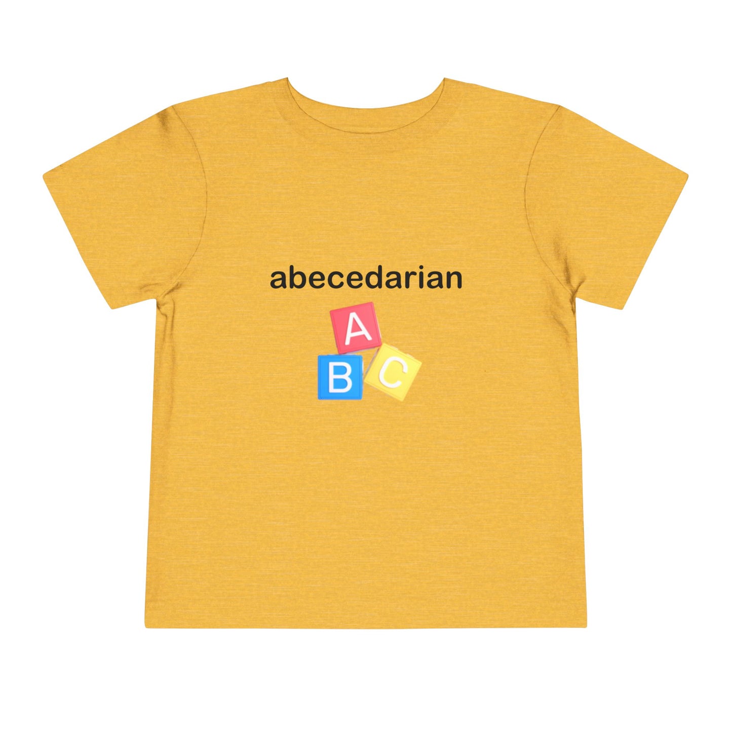 Abecedarian Short Sleeve Toddler Tee
