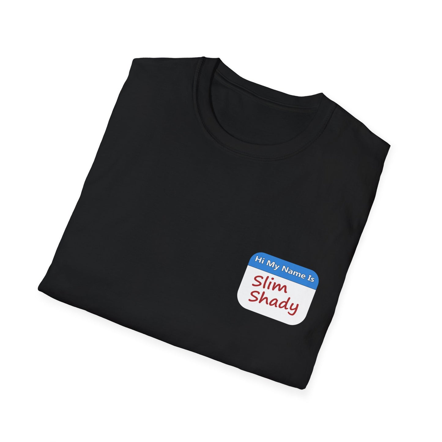 Shady Nametag Poly Blend Crew Neck T-Shirt