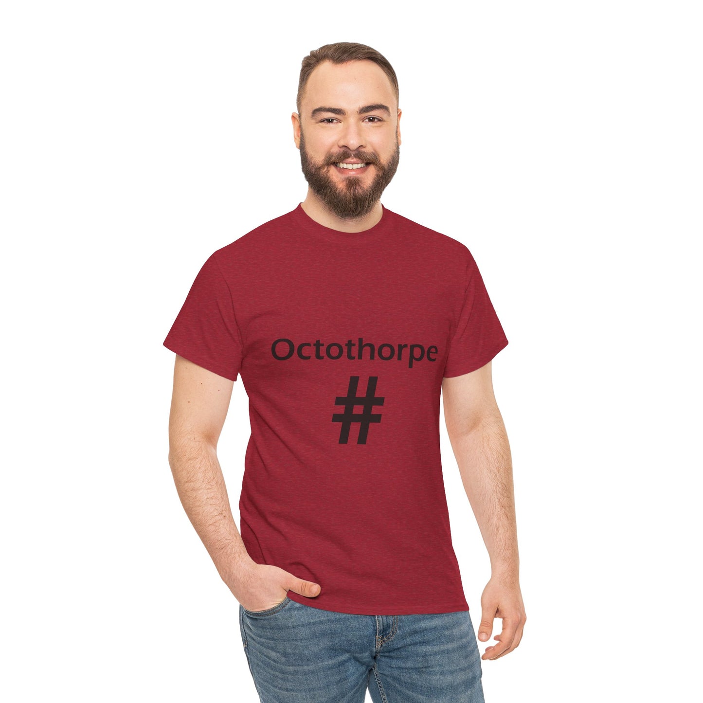 Octothorpe Heavy Cotton Crew Neck T-Shirt