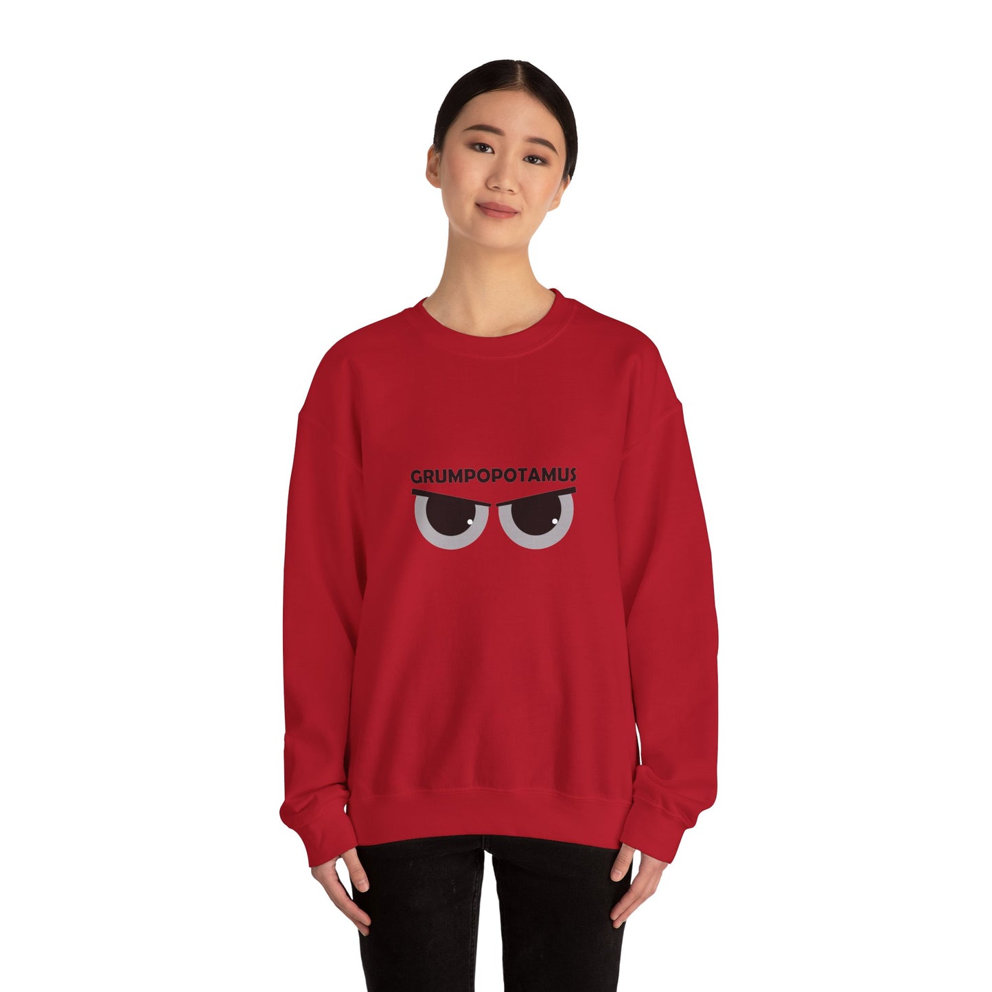 Grumpy Grumpopotamus Crewneck Sweatshirt