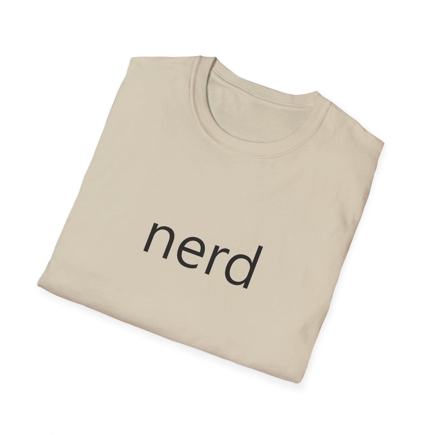 nerd Poly Blend Crew Neck T-Shirt