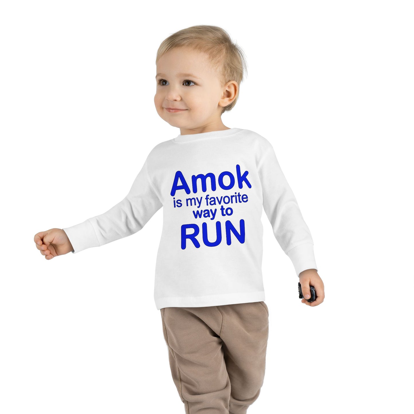 Toddler Running Amok Long Sleeve Tee