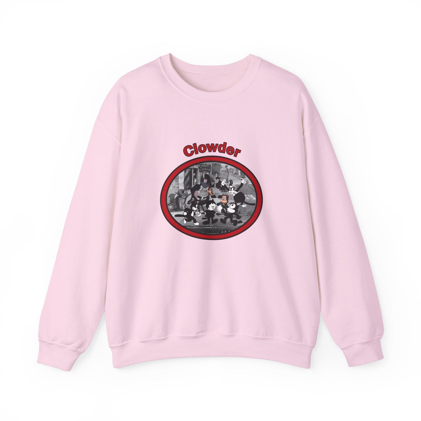 Clowder Crewneck Sweatshirt - Cozy Pullover with vintage design