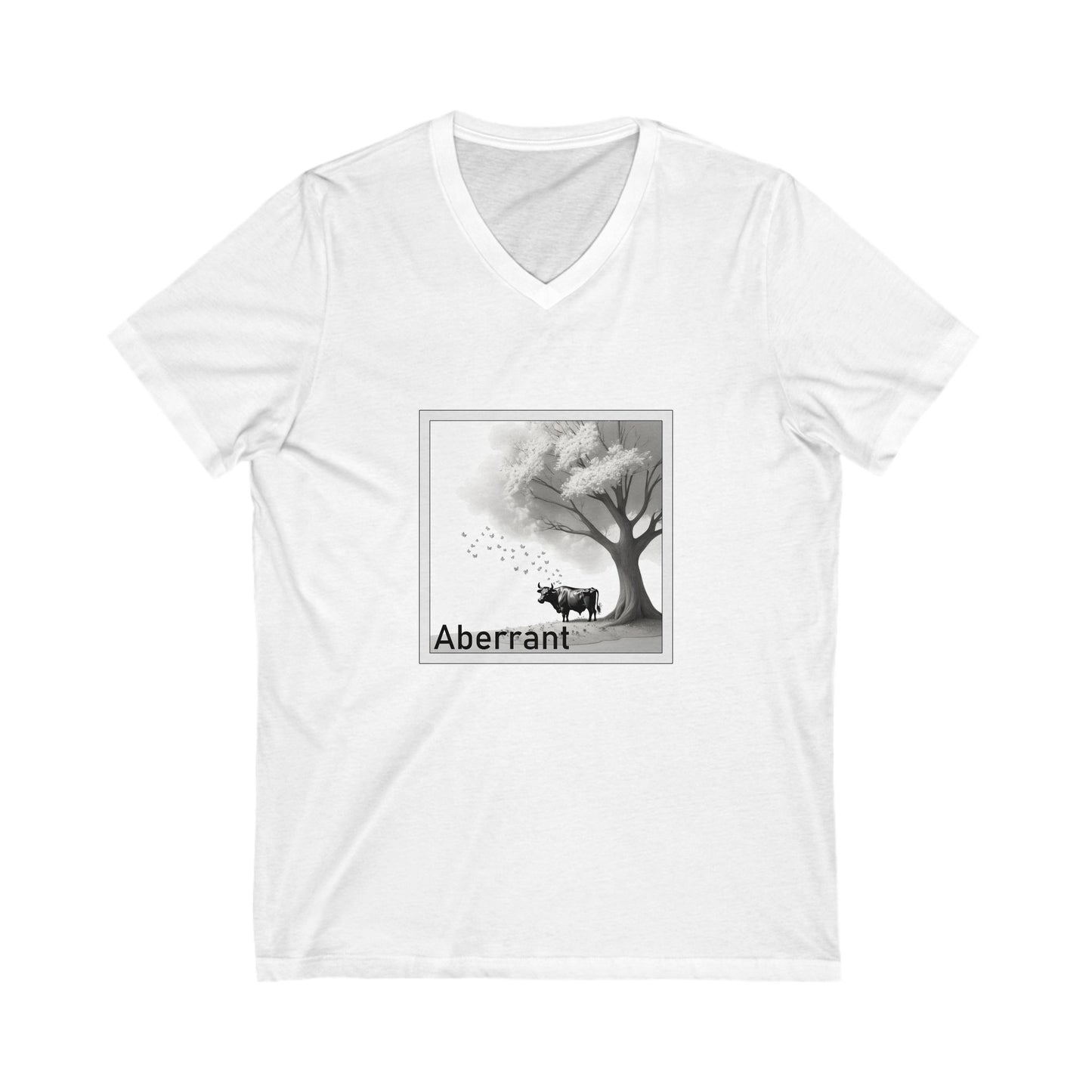 Aberrant V-Neck Tee - Ferdinand the Bull