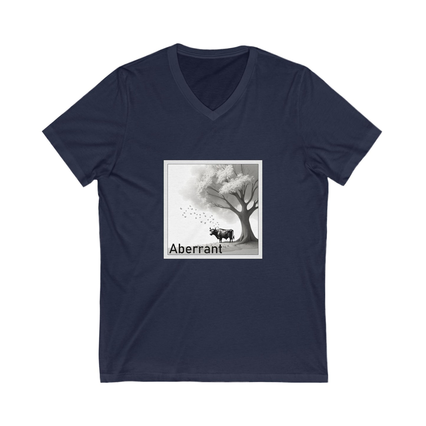 Aberrant V-Neck Tee - Ferdinand the Bull